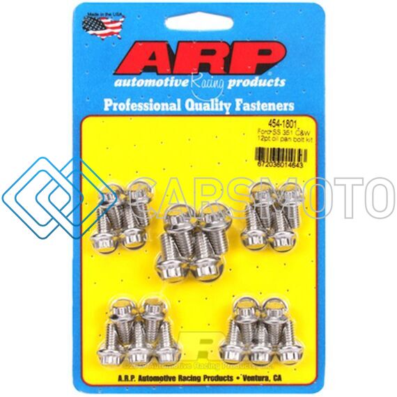 ARP 454-1801 FORD SS 351C AND W 12PT OIL PAN BOLT KIT