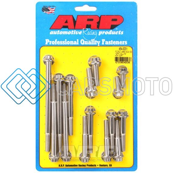 ARP 454-3201 FORD 289-302 SS 12PT ALUMINUM WATER PUMP AND FRONT COVER BOLT KIT