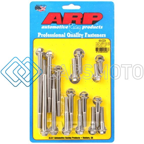 ARP 454-3204 FORD 289-302 SS HEX IRON WATER PUMP AND FRONT COVER BOLT KIT