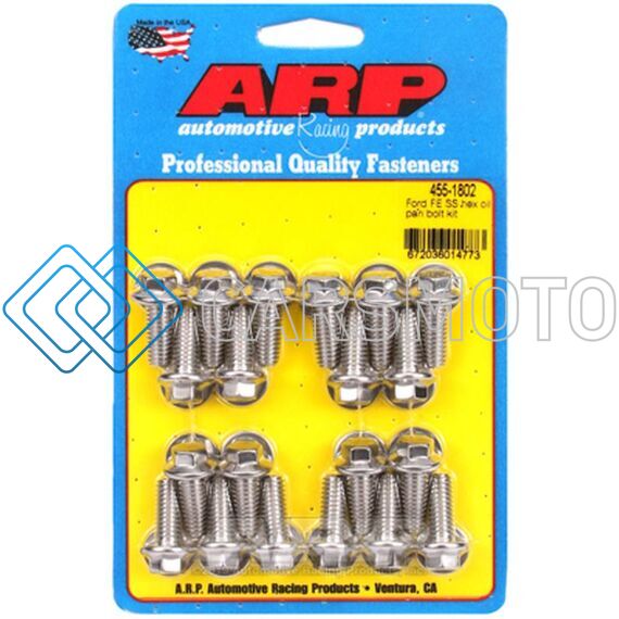 ARP 455-1802 FORD FE SS HEX OIL PAN BOLT KIT