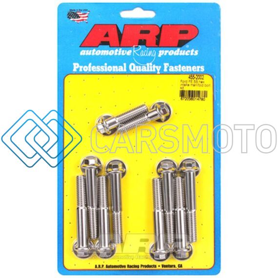 ARP 455-2002 FORD FE SS HEX INTAKE MANIFOLD BOLT KIT