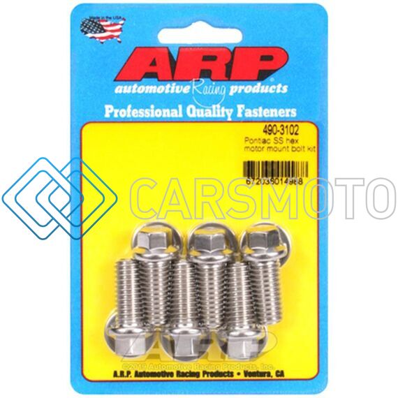 ARP 490-3102 PONTIAC SS HEX MOTOR MOUNT BOLT KIT