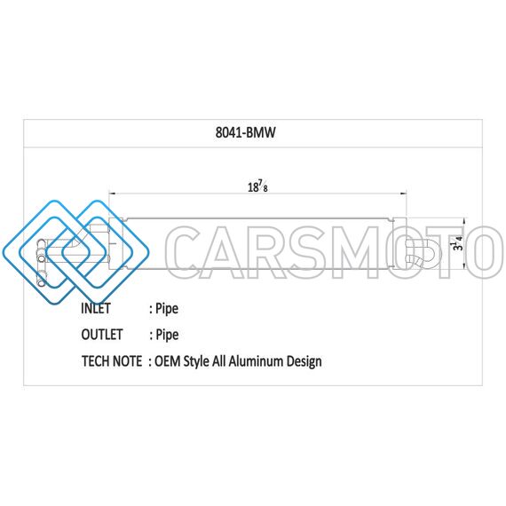 CSF 8041 07-13 BMW M3 (E9X) HIGH PERFORMANCE POWER STEERING COOLER