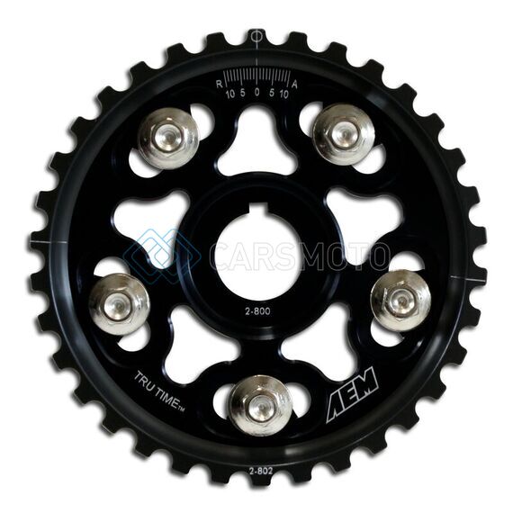 AEM 23-802BK 90-91 ACURA INTERGA RS LS GS & GSR/ 99-00 HONDA CIVIC SI BLACK TRU-TIME CAM GEAR