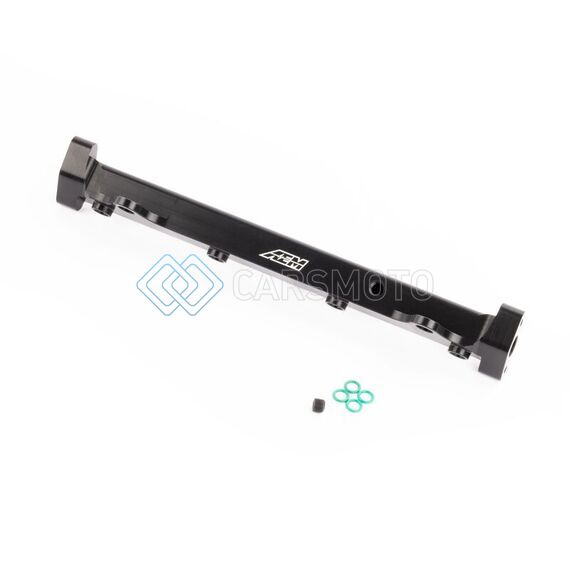 AEM 25-131BK 03-06 EVO 8 & 9 BLACK FUEL RAIL