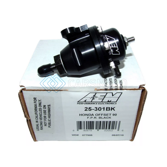 AEM 25-301BK 98-99 ACURA CL / 00-05 S2000 / 98-02 ACCORD / 96-00 CIVIC BLACK ADJUSTABLE FUEL PRESSURE REGULAT