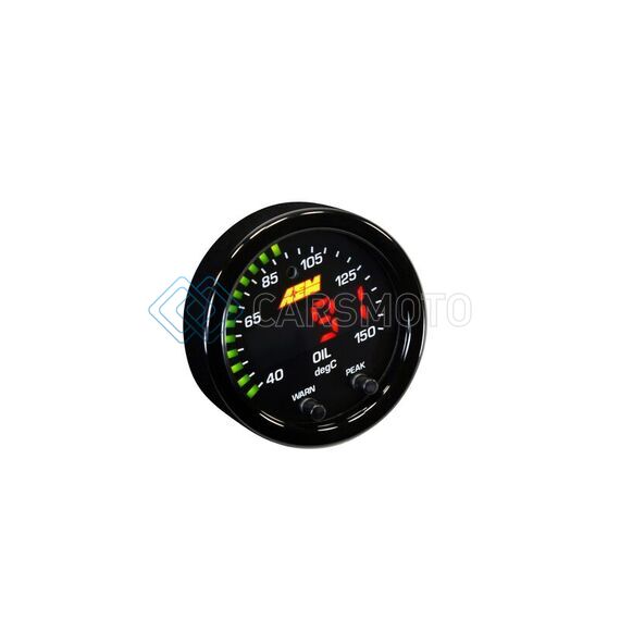 AEM 30-0302 X-SERIES TEMPERATURE 100-300F GAUGE KIT (ONLY BLACK BEZEL AND WATER TEMP. FACEPLATE)