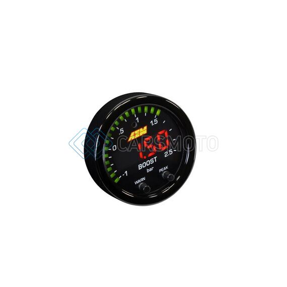AEM 30-0306 X-SERIES BOOST PRESSURE -30INHG 35PSI GAUGE