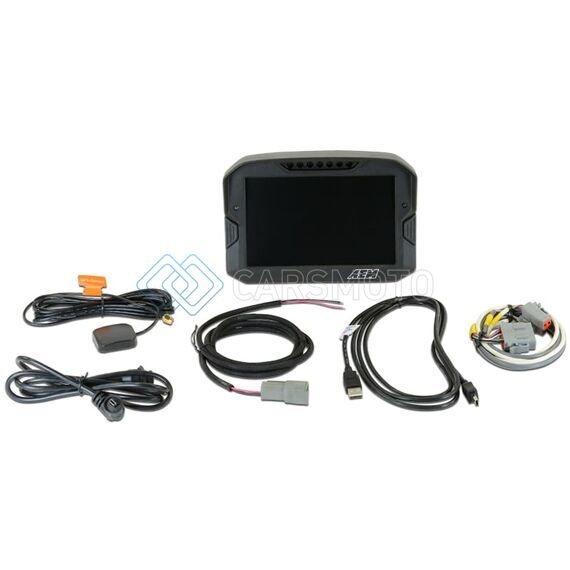 AEM 30-5703 CD-7 LOGGING GPS ENABLED RACE DASH CARBON FIBER DIGITAL DISPLAY W/O VDM (CAN INPUT ONLY)