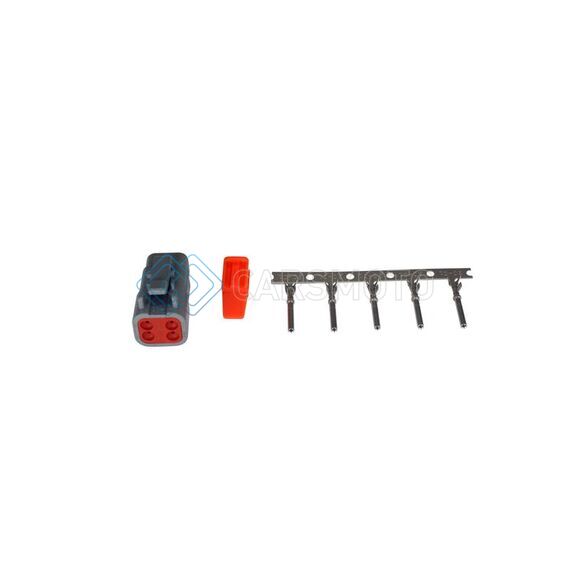 AEM 35-2624 DTM STYLE 4-WAY RECEPTACLE CONNECTOR KIT WITH 5 FEMALE PINS
