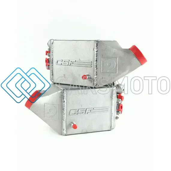 CSF 8109R 12-16 BMW M5 (F10) / 12-18 BMW M6 (F06/F12/F13) TWIN CHARGE-AIR-COOLER SET - RAW FINISH
