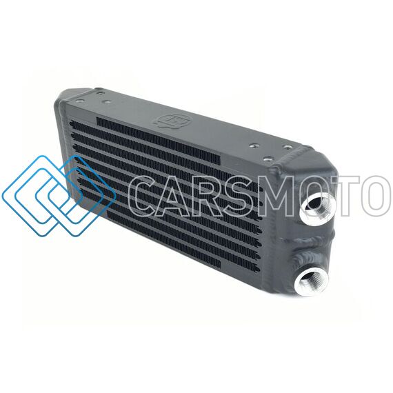 CSF 8119 UNIVERSAL DUAL-PASS OIL COOLER - M22 X 1.5 - 13IN L X 4.75IN H X 2.16IN W
