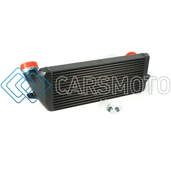 CSF 8127B 04-13 BMW 335I/XI (E90/E91/E92/E93) HIGH PERFORMANCE STEPPED CORE BAR/PLATE INTERCOOLER - BLACK