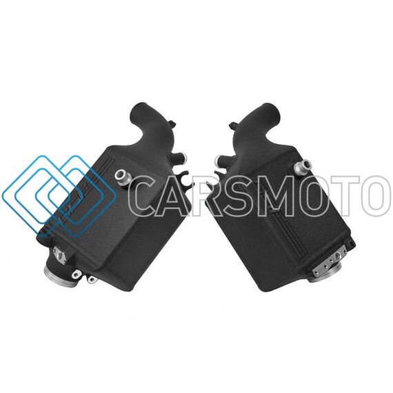 CSF 8178 16-21 BMW M5 (F90) / 17-21 BMW M8 (F91/F92/F93) TWIN CHARGE-AIR-COOLER SET - CRINKLE BLACK