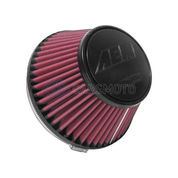 AEM 21-2093DK 6 IN X 4 IN DRYFLOW TAPERED CONICAL AIR FILTER