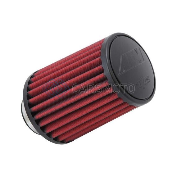 AEM 21-2157DK DRYFLOW AIR FILTER - ROUND TAPERED - 2.75IN FLANGE ID X 5.5IN BASE OD X 4.75IN TOP OD X 7.5IN H