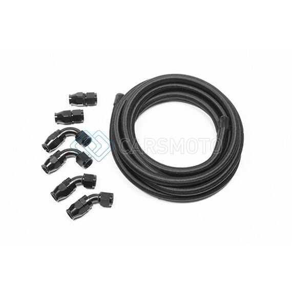 RADIUM ENGINEERING 14-0634 -8AN STRAIGHT PTFE HOSE END - BLACK