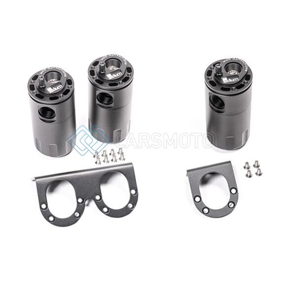 RADIUM ENGINEERING 20-0008-FL SINGLE UNIVERSAL CATCH CAN KIT - FLUID LOCK