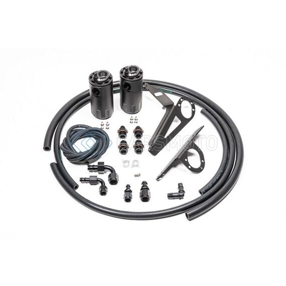 RADIUM ENGINEERING 20-0096-FL 00-05 HONDA S2000 LH DRIVE ONLY DUAL CATCH CAN KIT FLUID LOCK
