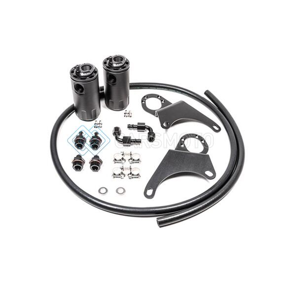 RADIUM ENGINEERING 20-0118-FL MITSUBISHI EVO 8-9 DUAL CATCH CAN KIT FLUID LOCK