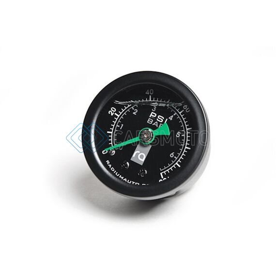 RADIUM ENGINEERING 20-0152 FUEL PRESSURE GAUGE W/ 6AN INLINE ADAPTER