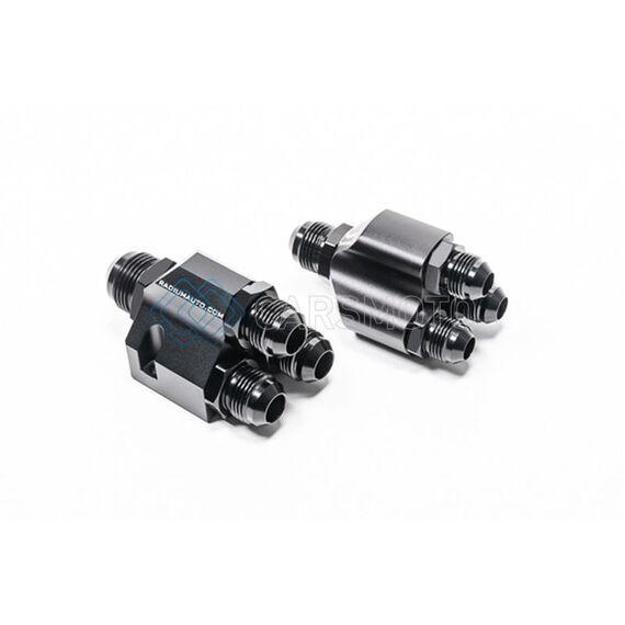 RADIUM ENGINEERING 20-0237 3 INTO 1 DISTRIBUTION BLOCK W/ FITTINGS