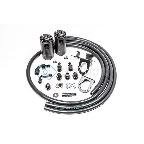 RADIUM ENGINEERING 20-0240-FL 07-21 TOYOTA TUNDRA DUAL CATCH CAN KIT FLUID LOCK