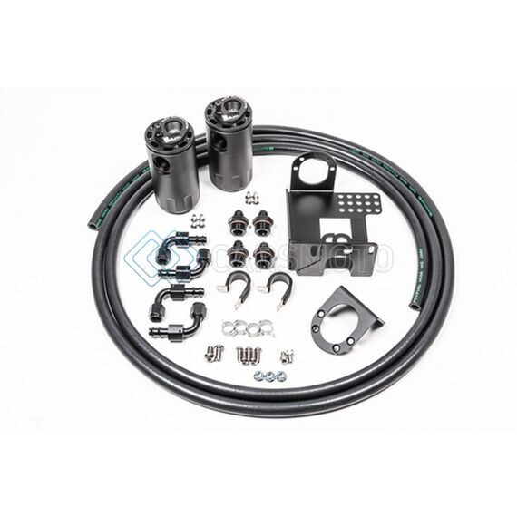 RADIUM ENGINEERING 20-0337-FL 90-05 MAZDA MX-5 DUAL CATCH CAN KIT FLUID LOCK