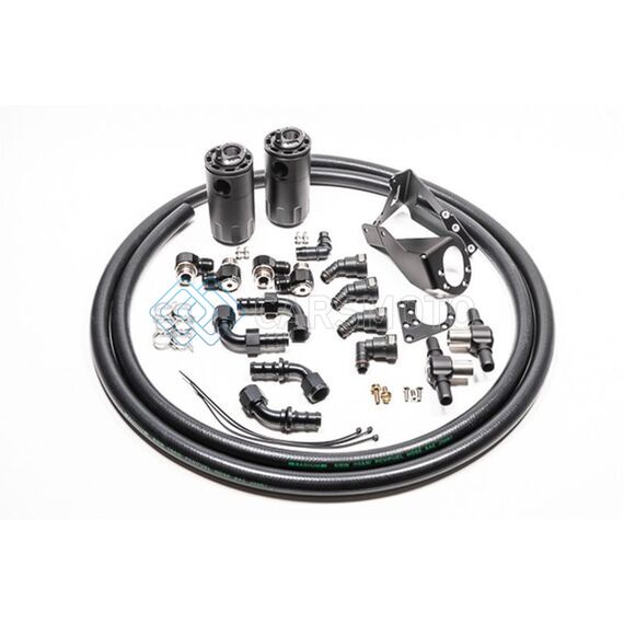 RADIUM ENGINEERING 20-0590-FL DUAL CATCH CAN KIT NISSAN R32 SKYLINE GT-R FLUID LOCK