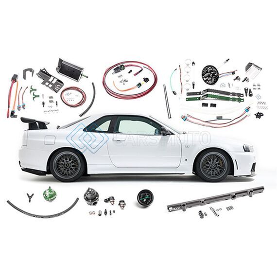 RADIUM ENGINEERING 20-0700 S14/S15/R33/R34 FUEL HANGER SURGE TANK ADD-ON FOR GSS342 OR AEM 50-1200 - PUMPS NOT INCLUDED