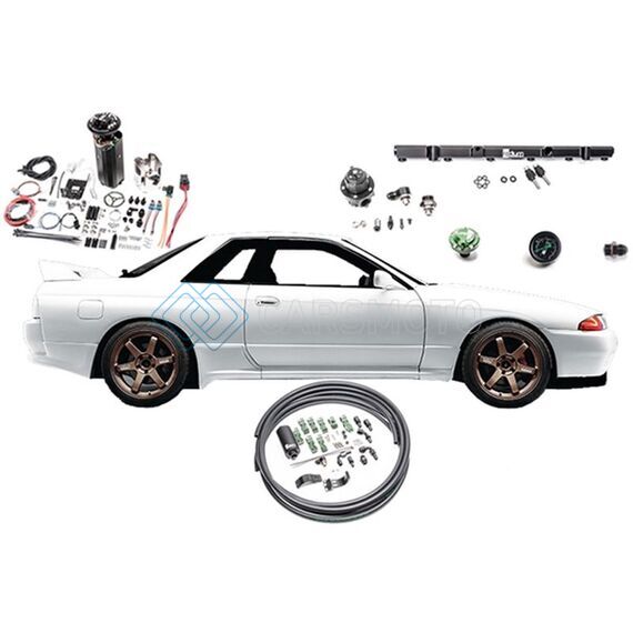 RADIUM ENGINEERING 20-0703-03 EARLY NISSAN FUEL HANGER PLUMBING KIT STAINLESS FILTER