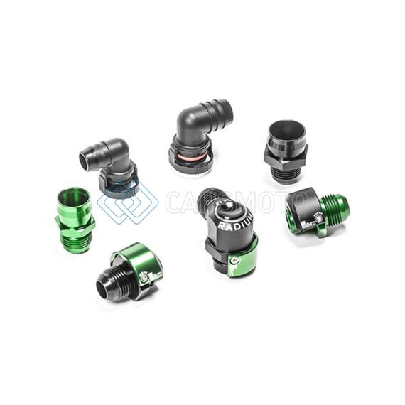 RADIUM ENGINEERING 20-0758 V2 QUICK CONNECT 19MM MALE TO 10AN MALE STRAIGHT