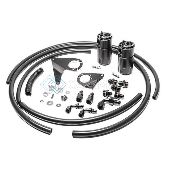 RADIUM ENGINEERING 20-1107-FL DUAL CATCH CAN KIT 08-16 MITSUBISHI EVO FLUID LOCK