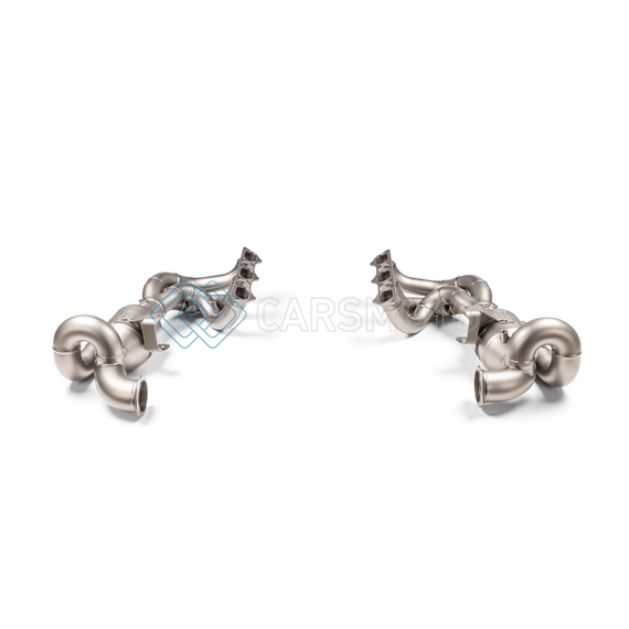 AKRAPOVIC E-PO/T/7 КОМПЛЕКТ КОЛЛЕКТОРОВ EVOLUTION (TITANIUM) ДЛЯ PORSCHE 911 GT3 (992)