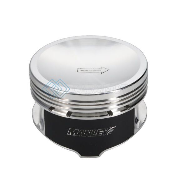 MANLEY 594220CE-8 5.4L FORD MODULAR -18CC SPHERICAL DISH 3.572IN BORE 1.22IN CD EXTREME DUTY PISTONS - SET OF 8