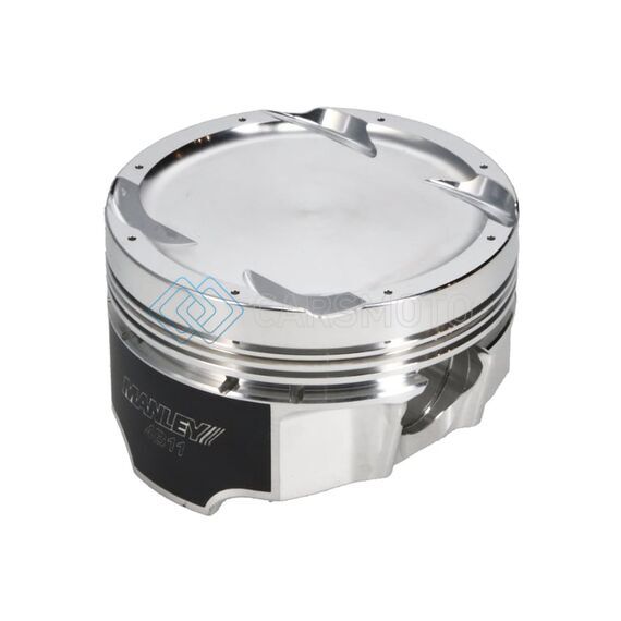 MANLEY 624205CE-4 08+ MITSUBISHI 4B11T 86.5MM (+.5MM) -11CC DOME 9.0:1 CR TURBO TUFF SERIES PISTON SET W/ RINGS