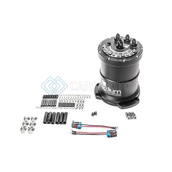 RADIUM ENGINEERING 20-1441 MULTI-PUMP FUEL SURGE TANK FITS BOSCH BR540 / DEATSCHWERKS DW400 (PUMPS NOT INCLUDED)