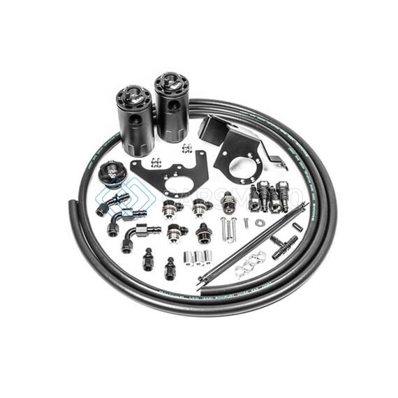 RADIUM ENGINEERING 20-1564-FL 09-15 CADILLAC CTS-V DUAL CATCH CAN KIT