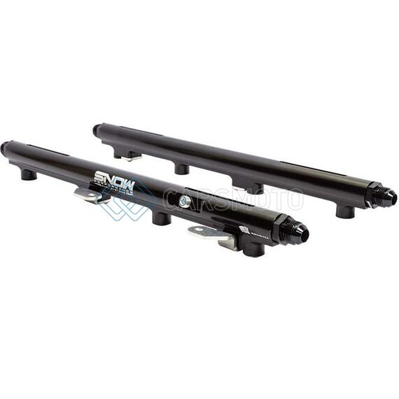 SNOW 2005+ SNF-30011 HEMI 5.7L/6.1L FACTORY HEIGHT INJECTORS RETURN STYLE BILLET FUEL RAIL KIT