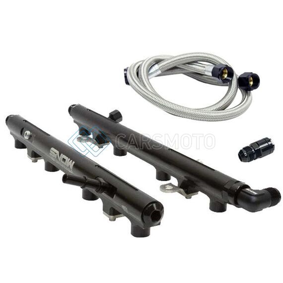 SNOW 2018+ SNF-30112F FORD COYOTE FACTORY HOOKUP FUEL RAIL KIT (PAIR)
