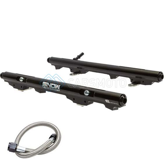SNOW LS3 SNF-33343F INTAKE W/LS3 INJECTORS (34MM) FACTORY FIT BILLET FUEL RAIL KIT