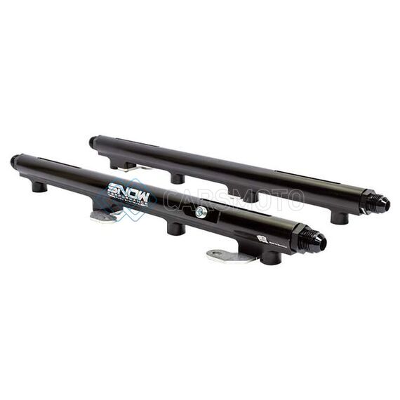 SNOW 2005+ SNF-36411 HEMI 6.4L FACTORY HEIGHT INJECTORS RETURN STYLE BILLET FUEL RAIL KIT