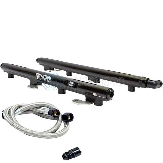 SNOW 2005+ SNF-36411F HEMI 6.4L FACTORY HOOKUP BILLET FUEL RAIL KIT