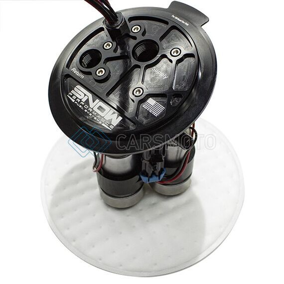 SNOW 2015+ SNF-52400R DODGE HELLCAT/DEMON/REDEYE MAX FLOW FUEL HAT - TRIPLE PUMP