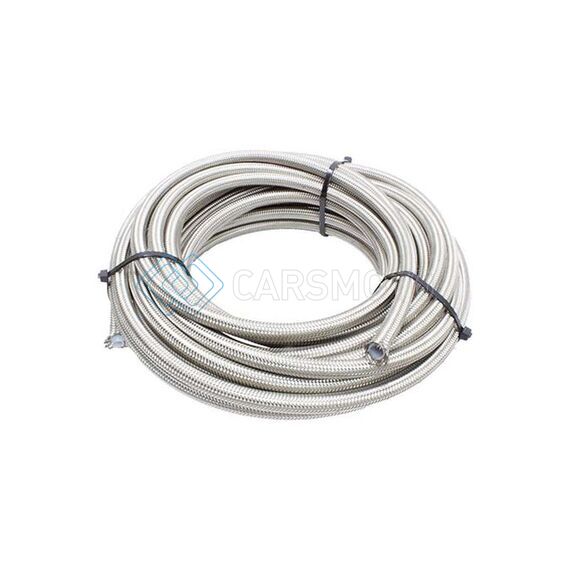 SNOW 6AN SNF-60630 BRAIDED STAINLESS PTFE HOSE - 30FT
