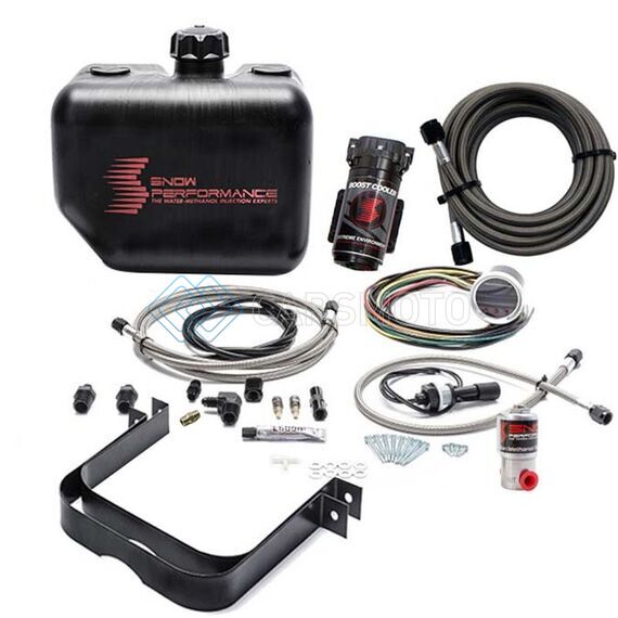 SNOW PERFORMANCE SNO-211-BRD 2.5 BOOST COOLER WATER METHANOL INJECTION KIT W/ SS BRD LINE & 4AN FITTINGS