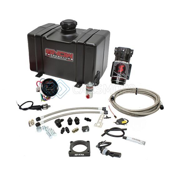 SNOW PERFORMANCE SNO-2120-BRD 08-15 EVO STG 2 BOOST COOLER WATER INJECTION KIT W/SS BRAID LINE & 4AN FITTINGS