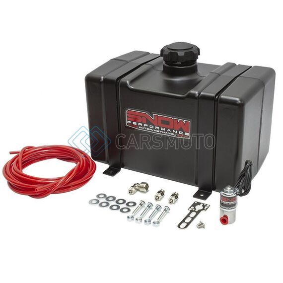 SNOW PERFORMANCE SNO-40014 2.5 GALLON RESERVOIR (INCL. BRACKETS/CHECK VALVE/TUBING)