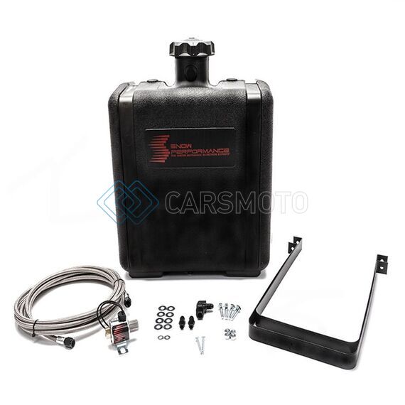 SNOW PERFORMANCE SNO-40016-BRD WATER TANK UPGRADE 7GAL (W/BRAIDED SS LINE/BRACKETS/SOLENOID/4AN FITTINGS)