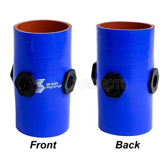 SNOW PERFORMANCE SNO-40110-BOOT6 6IN WATER METHANOL BOOT W/NOZZLE HOLDERS INSTALLED